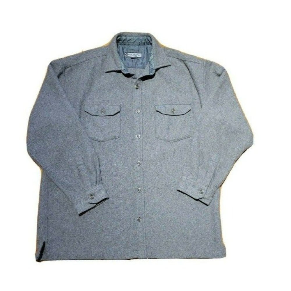 Vintage RUSTY Wool blend Shirt Jacket Coat Size L